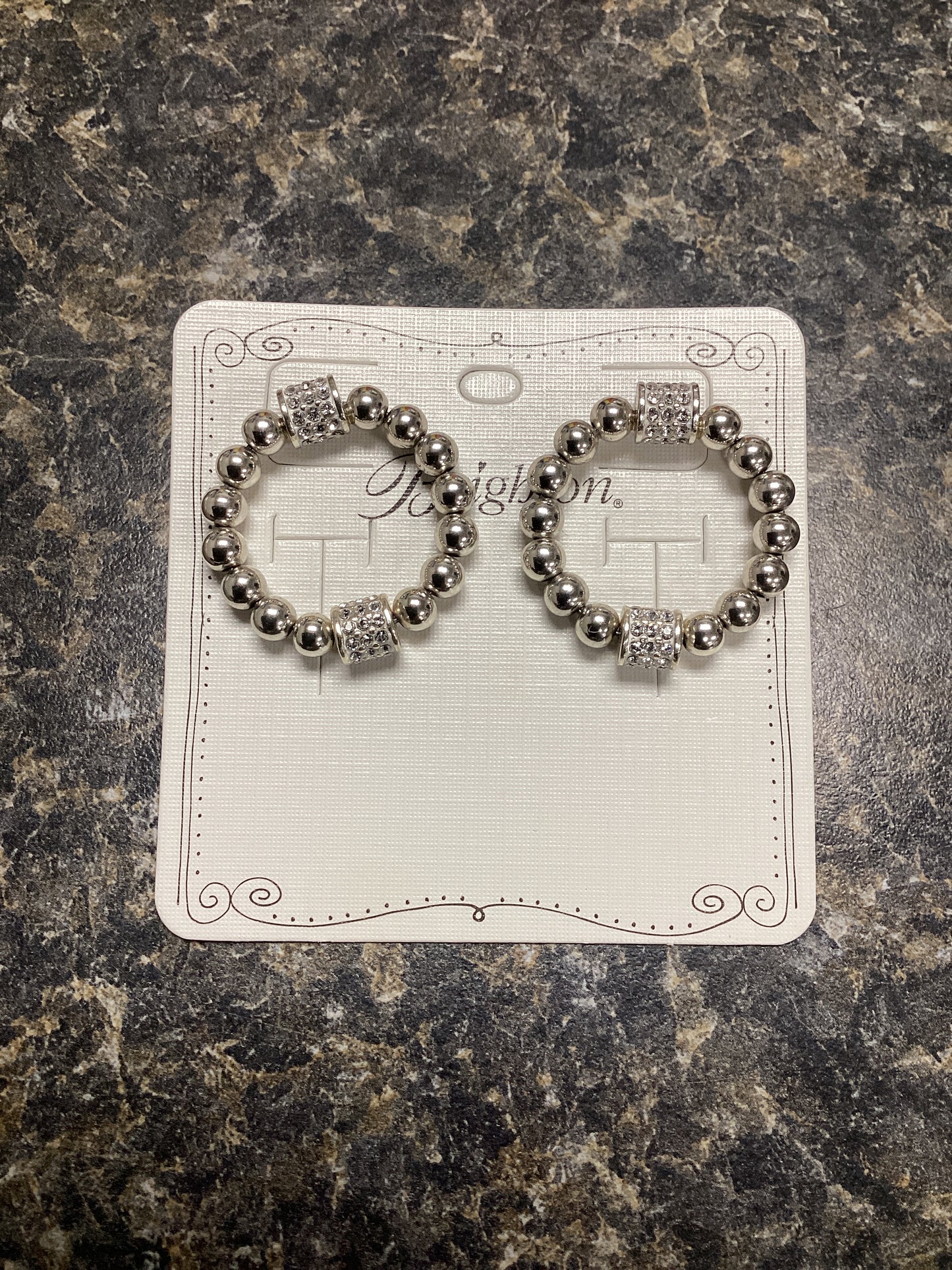 Meridian Petite Beaded Hoop Earrings