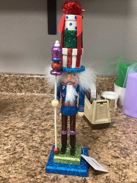 Multi Presents Hat Nutcracker