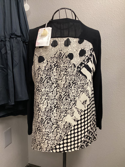 Black V-neck sweater Small