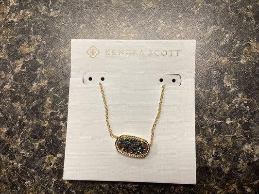 Elisa gold multicolor drusy
