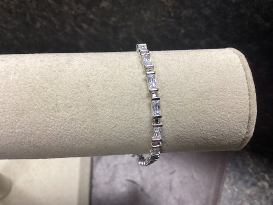 Juliette silver crystal bracelet