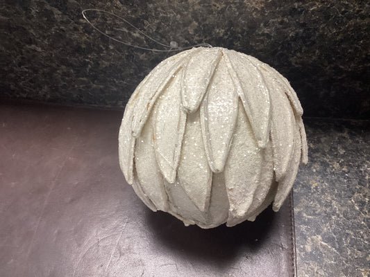 shaved wood balls ornament