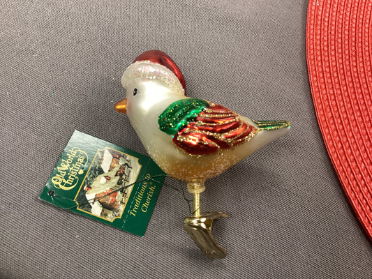 Santa Bird ornament