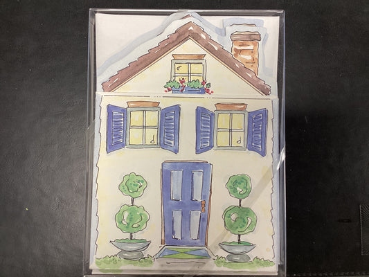 House Peek-a-boo Invitations pack of 10