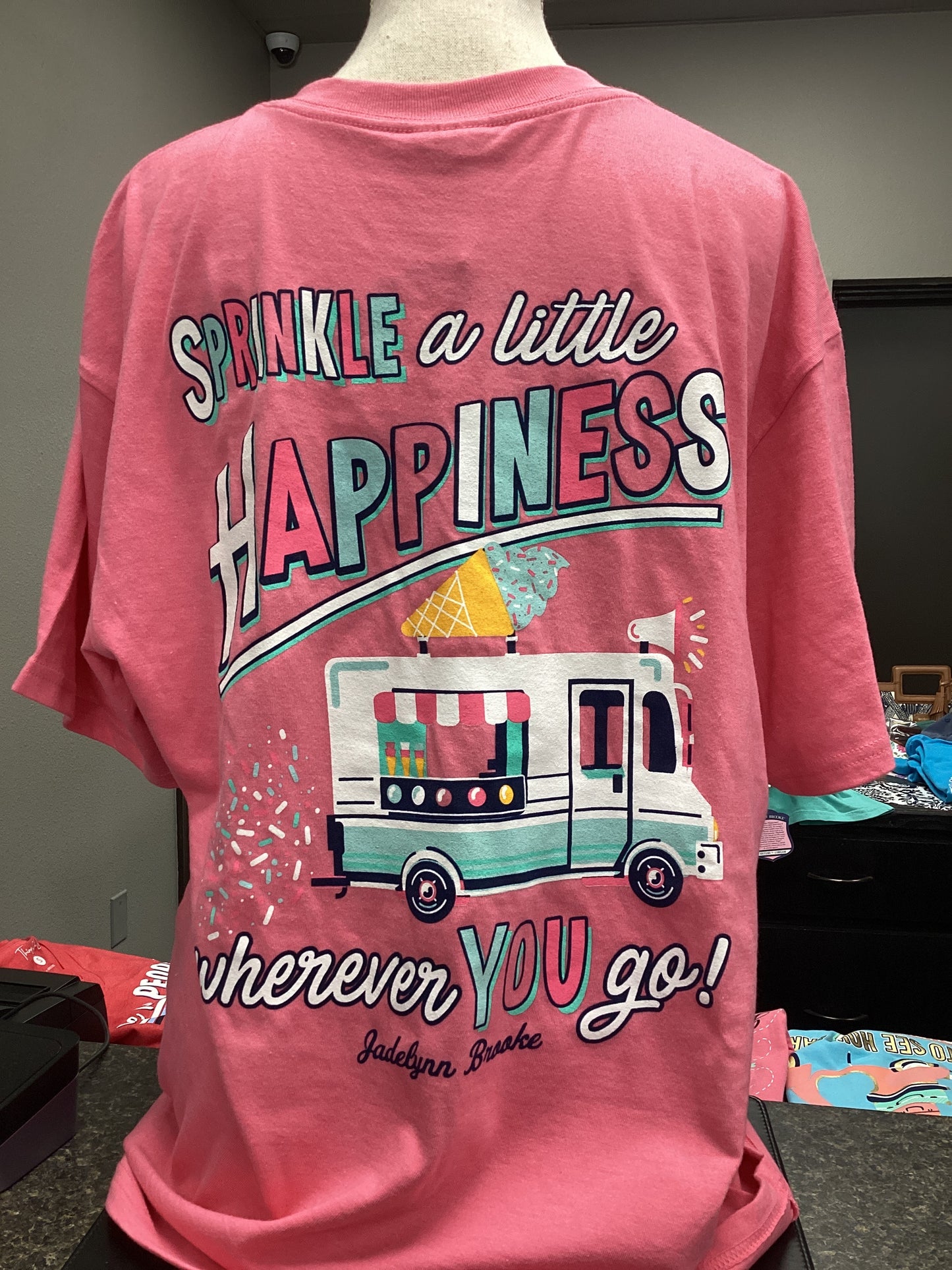 Short Sleeve - Sprinkle a Little Happiness - Large