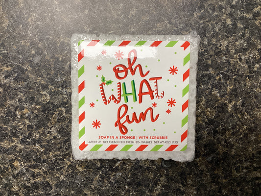 Oh What Fun Soap Sponge