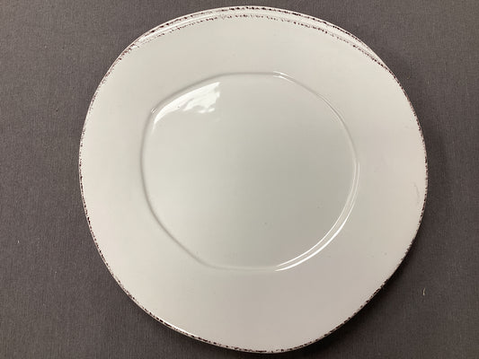 Lastra White Salad Plate