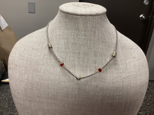 Meridian red shortnecklace