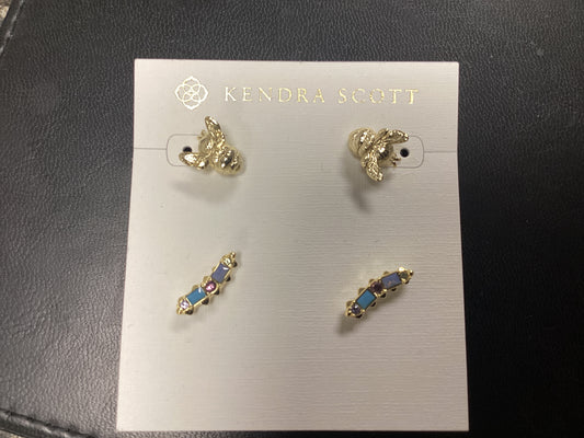 Devin gold pastel crystal set set
