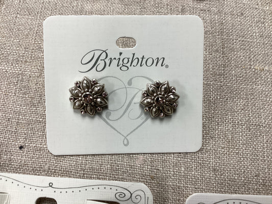 Cora pink mini post earrings