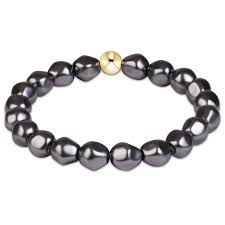 Admire Classic Dark Grey Pearl Bracelet