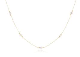 15" Simple Gold Pearl 4mm Choker