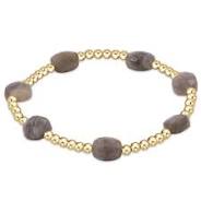 Admire gold Labradorite 3mm beaded bracelet