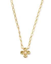 Leanne gold pearl short necklace