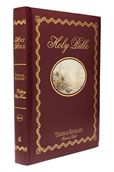 Family Bible NKJV Thomas Kinkade Edition Brown with gold trim