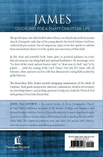Bible Study Guide of the Book of James by John MacArthur