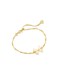 Blair Bow gold iridescent drusy bracelet