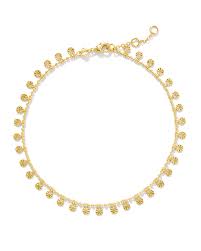 Ivy gold anklet