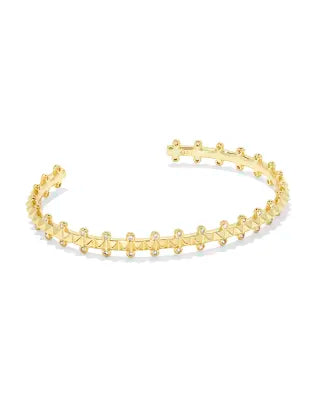Jada gold crystal cuff bracelet