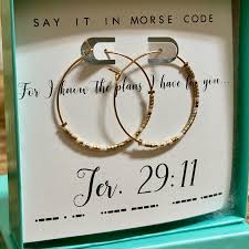 Jeremiah 29:11 Standard Hoop Earrings