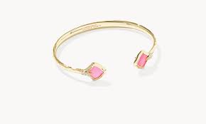 Joelle gold azalea illusion cuff bracelet