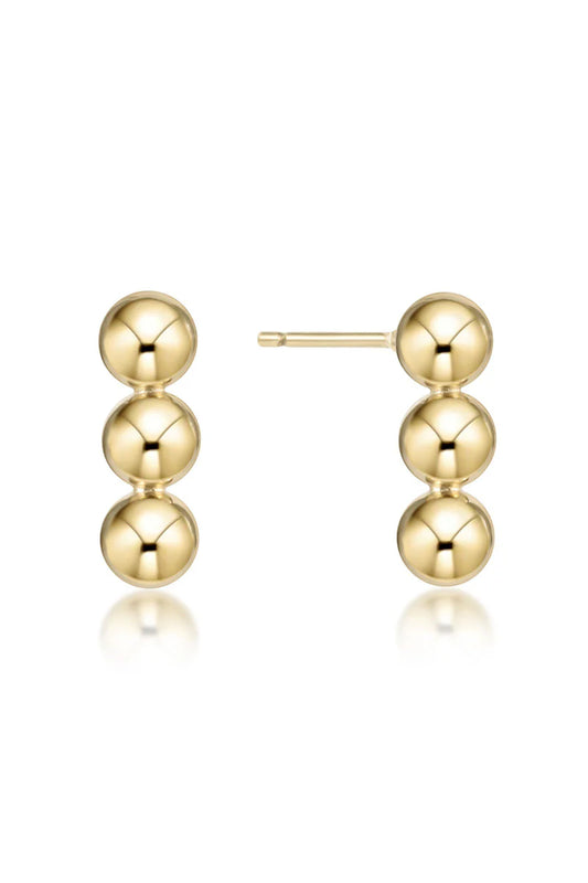 Joy gold 6mm stud earrings