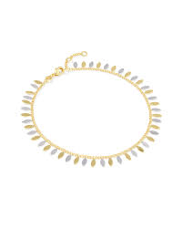 Kayla Mixed Metal Anklet