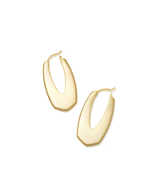 Adeline gold hoop earrings