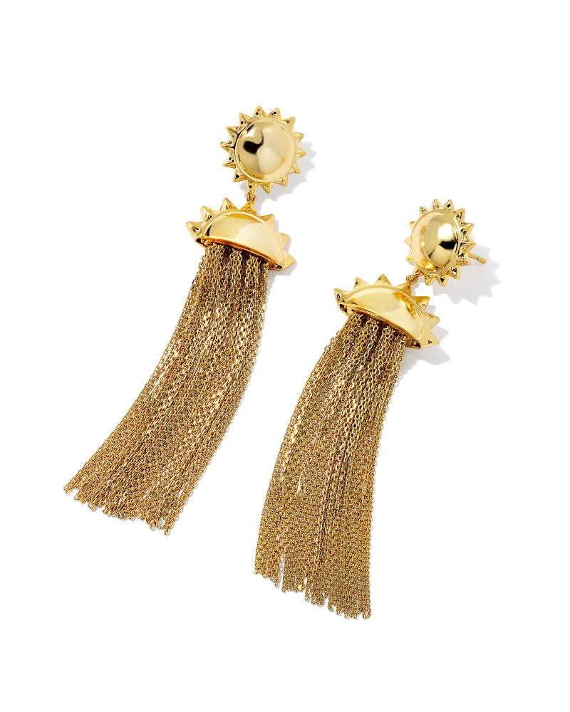 Sienna sun gold statement earri