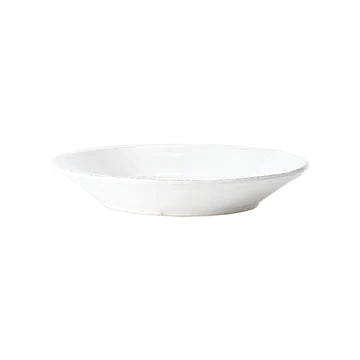 Lastra white pasta bowl