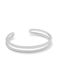 Layne silver cuff bracelet