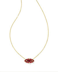 Lindy Rae Elisa Gold Red Crystal