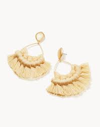 Macrame Yellow Earrings