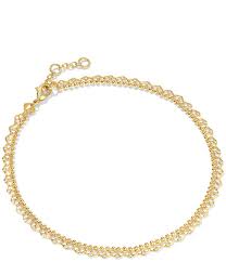 Mallory Rose Anklet in Gold