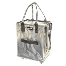 Hulken Medium Rolling Bag - Silver