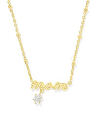 Mom Crystal Gold Necklace