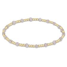 Gemstone gold sincerity Moonstone 3mm beaded bracelet