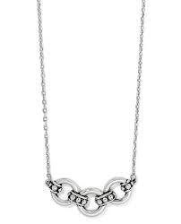 Pretty Tough stud trio necklace