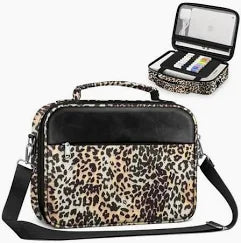 Bible Cover Shoulder Strap Cheeta and Black