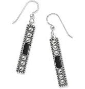 Pretty Tough Gem Crystal french wire earrings