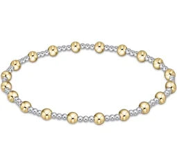 Classic Sincerity 4mm bead mixed metal