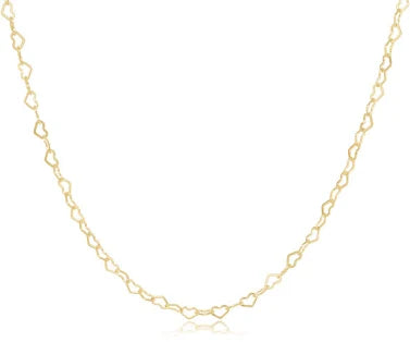 15" Choker Love Gold Chain