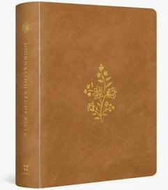 ESV Journaling Study Bible Caramel Leathersoft over Board