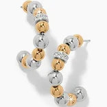 Meridian Petite Station Hoop Earrings