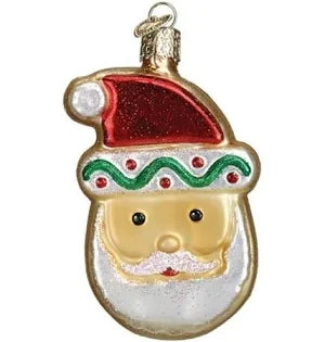 Santa Sugar Cookie Ornament