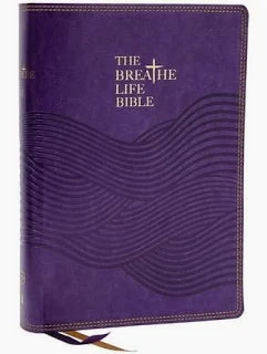 NKJV Bible The Breathe Life Bible Purple Leathersoft Thumb Indexed Comfort Print