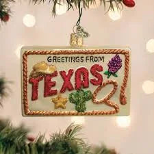 Texas Postcard Ornament