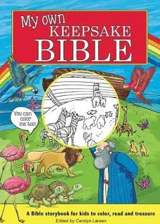My Own Keepsake Bible: A Bible Storybook for Kids to Color