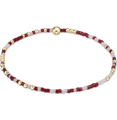 Gameday Hope Unwritten Bracelet - Wine White