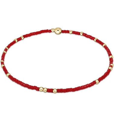 Gameday Hope Unwritten Bracelet - Bright Red